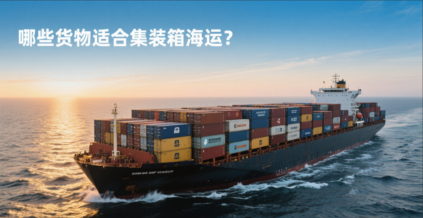 哪些货物适合集装箱海运？